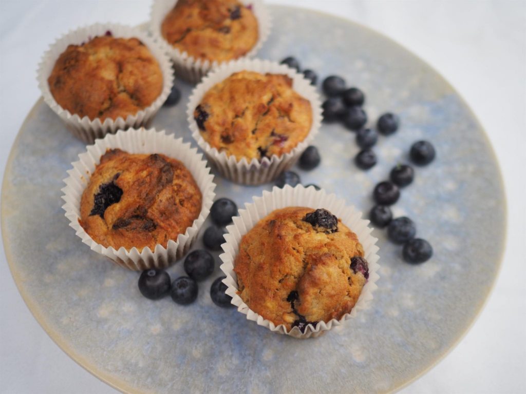 Chef Nina Parker’s Blueberry Apple Muffins (Gluten-Free!)