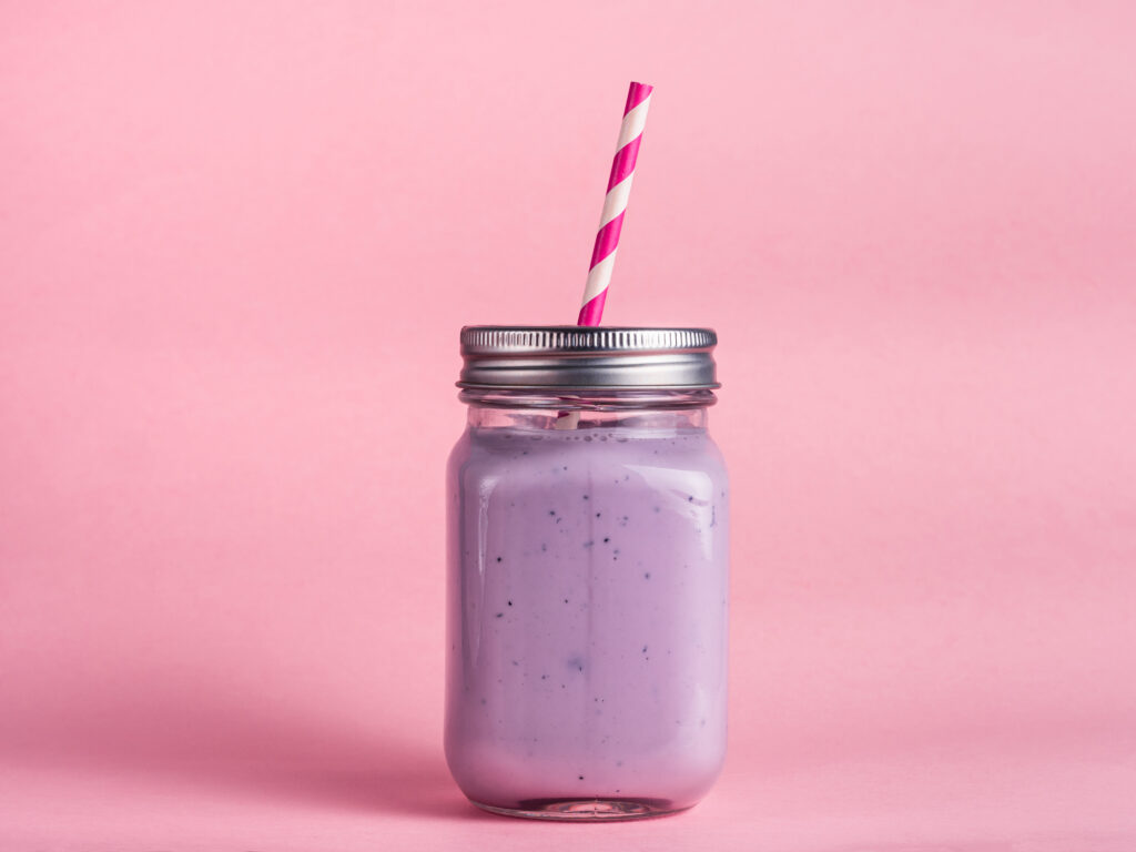Blueberry & ginger synbiotic smoothie