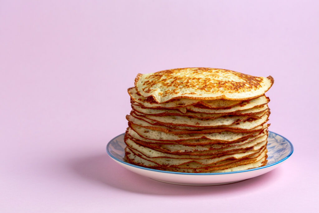 Oat pancakes, crepe style!